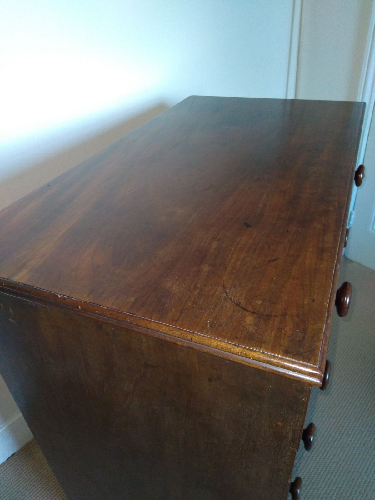 Victorian Mahogany Chest Of Drawers photo for sale