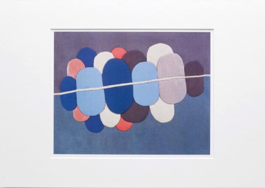 Authentic Louise Bourgeois Exhibition Mounted Print   Original Museum Poster   Textile Art Detail 3