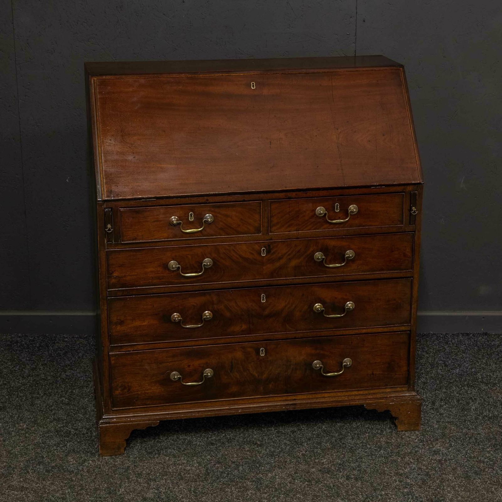 Georgian Mahogany Bureau photo furniture