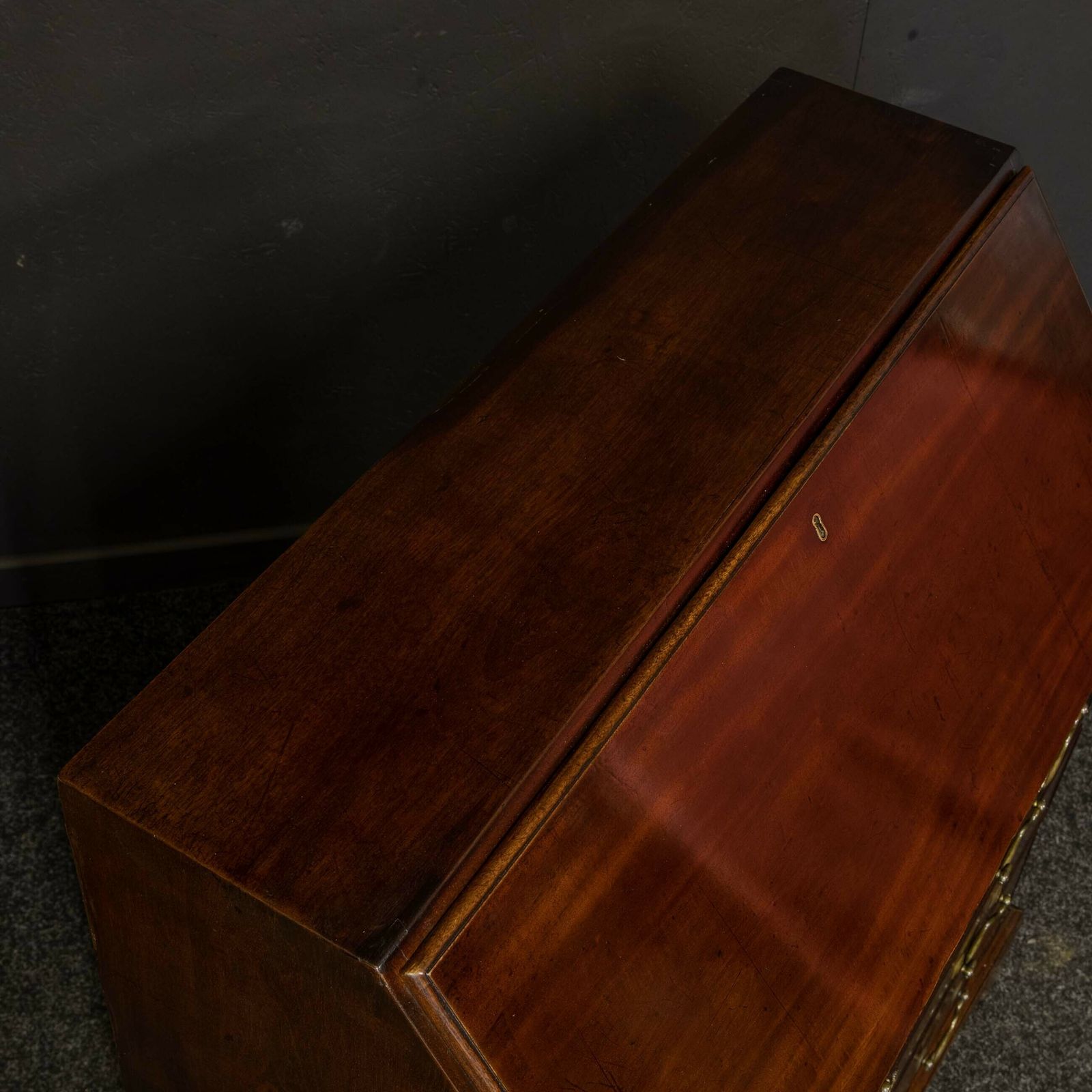 1625.0 Georgian Mahogany Bureau photo