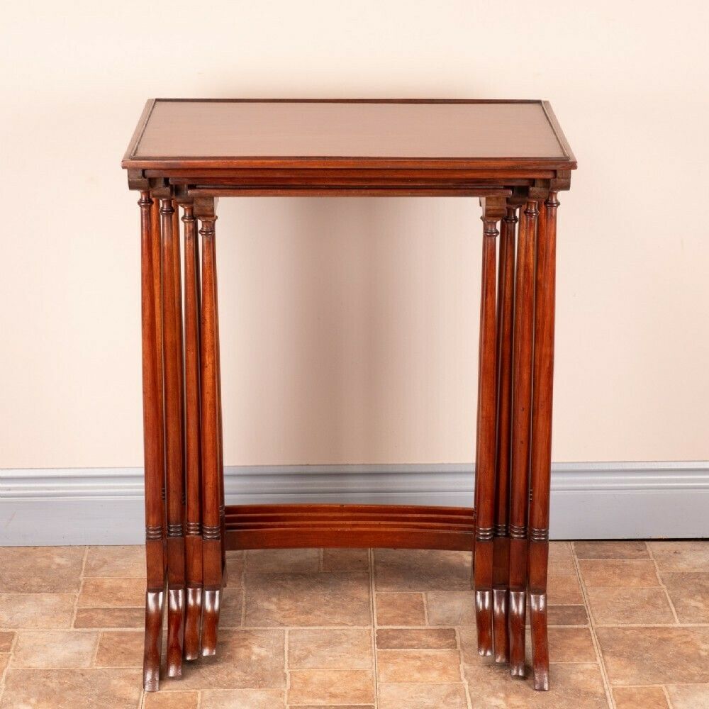 Good Quality Mahogany Quartetto Nest Of Tables photo furniture