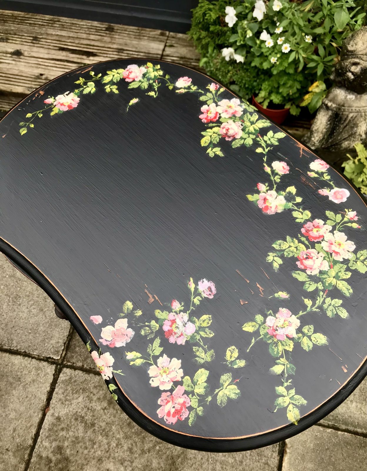 Small Painted Table, 1990s, Contemporary photo vinterior