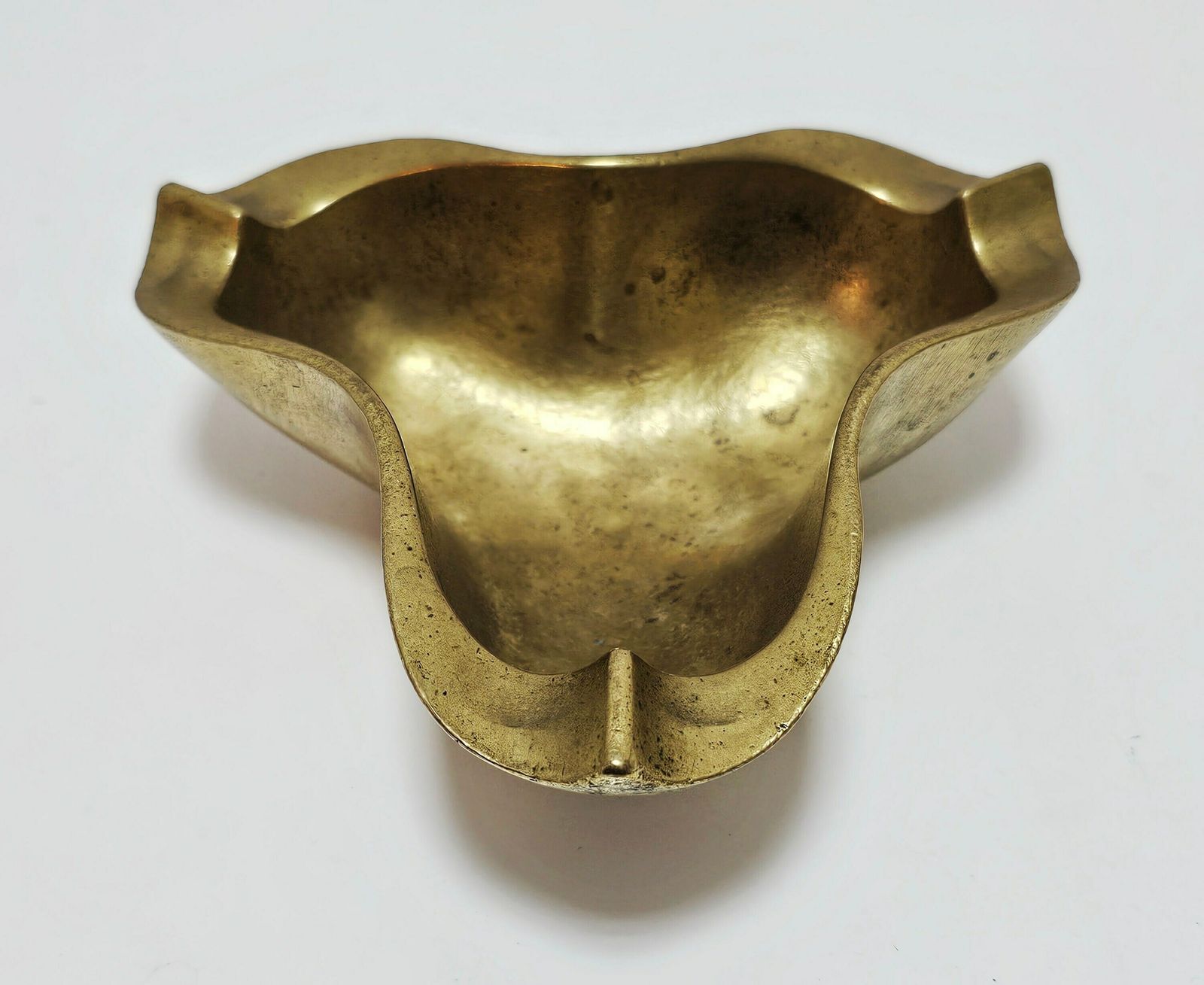 Extremely Rare Sculptural Brutalist Bronze Ashtray Designed By Heinz Goll // Made In Austria In 1960s photo Home Decor
