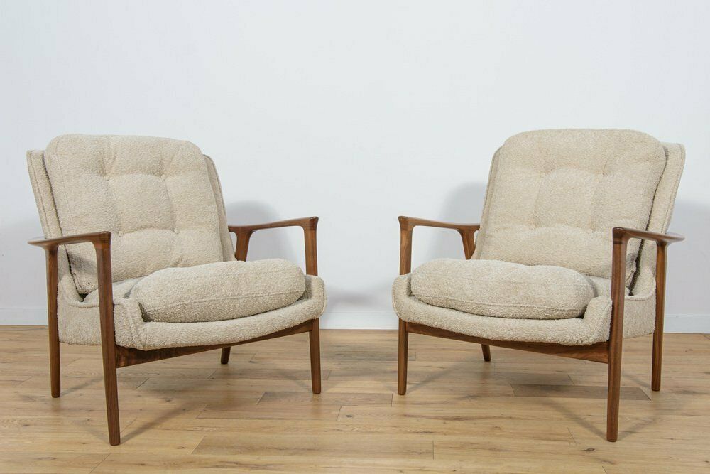 Model Tulip Armchairs By Inge Andersson For Bröderna Andersson, 1960s, Set Of 2 photo furniture