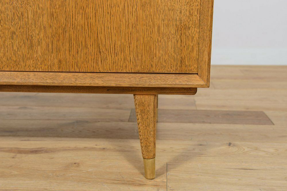 photo vintage Mid Century Swedish Oak Shelf, 1970s