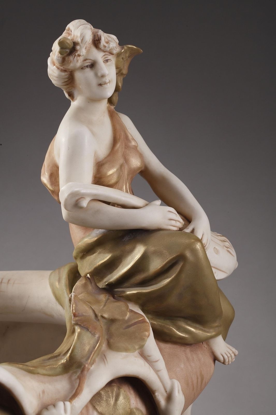 Large Royal Dux Cup, Art Nouveau Period photo furniture