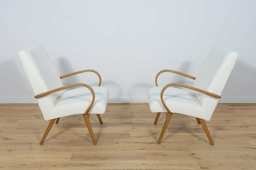 Model 53 Armchairs By Jaroslav Smidek For Ton, 1960s, Set Of 2 photo buy