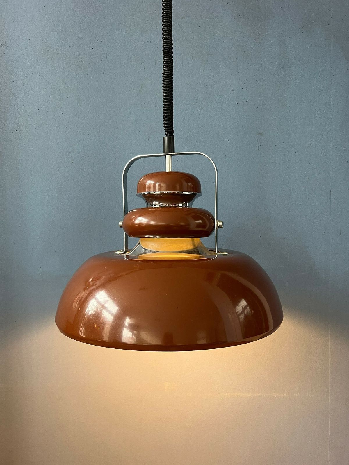 Anvia Mid Century Space Age Bruine Hanglamp