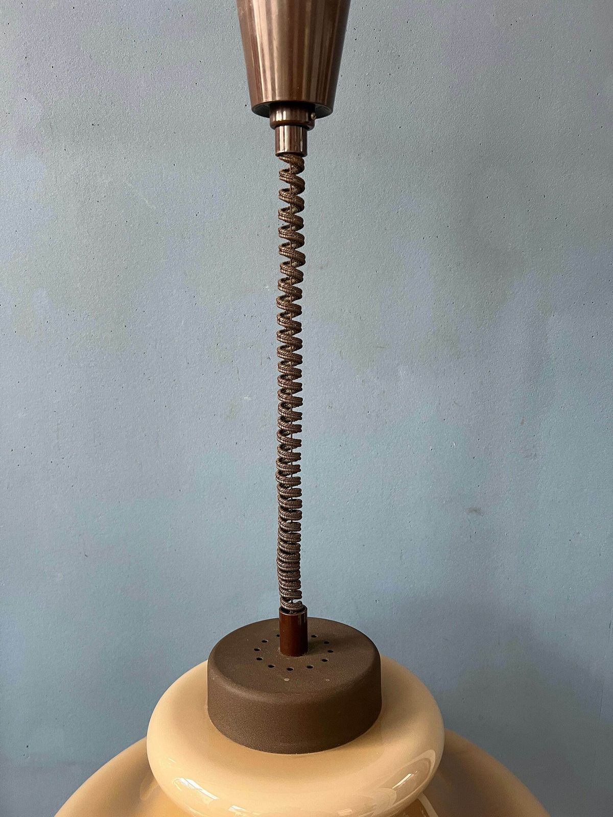 Mid Century Herda Mushroom Hanglamp photo vintage