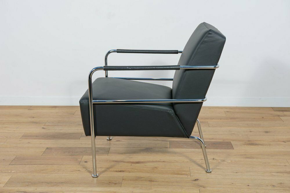 Swedish Leather Armchair By Gunilla Allard For Lammhults, 1990s photo 1688.0