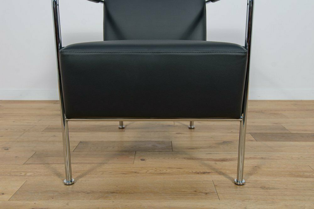 photo buy Swedish Leather Armchair By Gunilla Allard For Lammhults, 1990s
