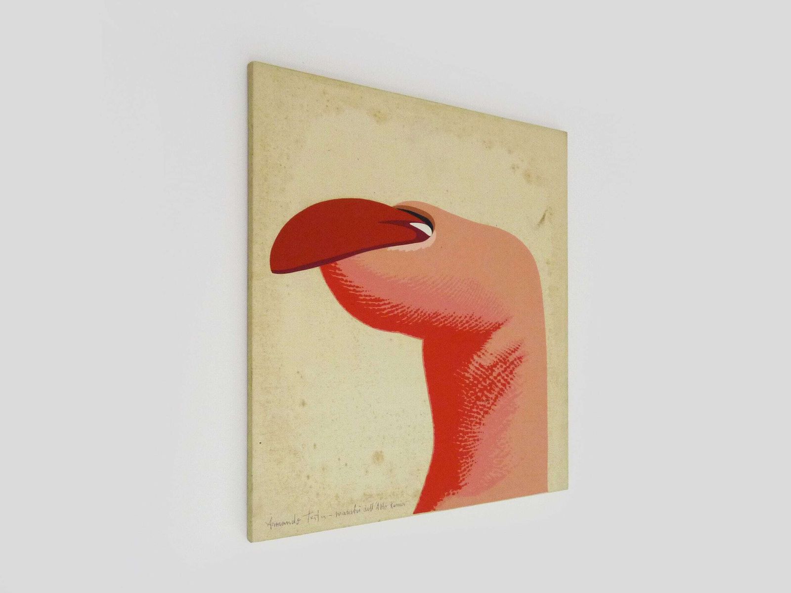 Marabu Dell'alto Kenia Screenprint By Armando Testa, 1976 photo furniture