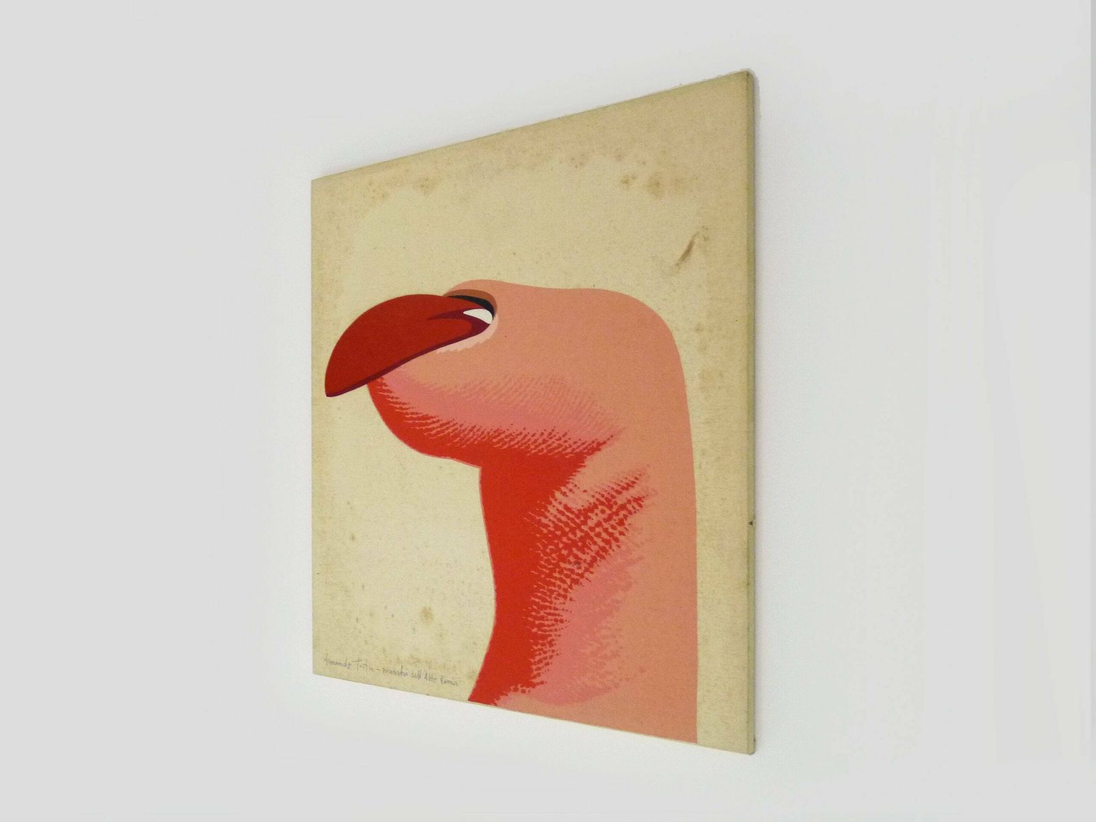 Marabu Dell'alto Kenia Screenprint By Armando Testa, 1976 photo for sale