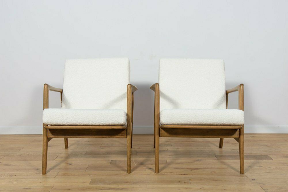 Mid Century Model 300 139 Armchairs From Swarzędz Factory, 1960s, Set Of 2 photo Furniture