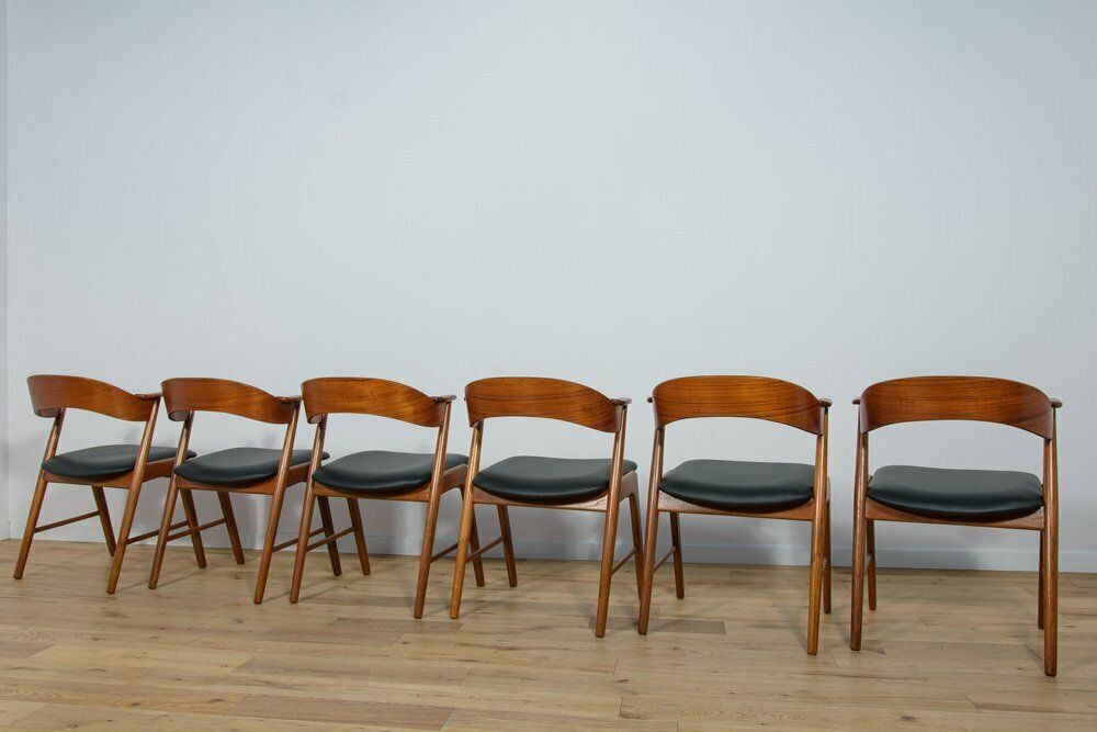 Mid Century Danish Teak Chairs From Korup Stolefabrik, Denmark, 1960s, Set Of 6 photo buy