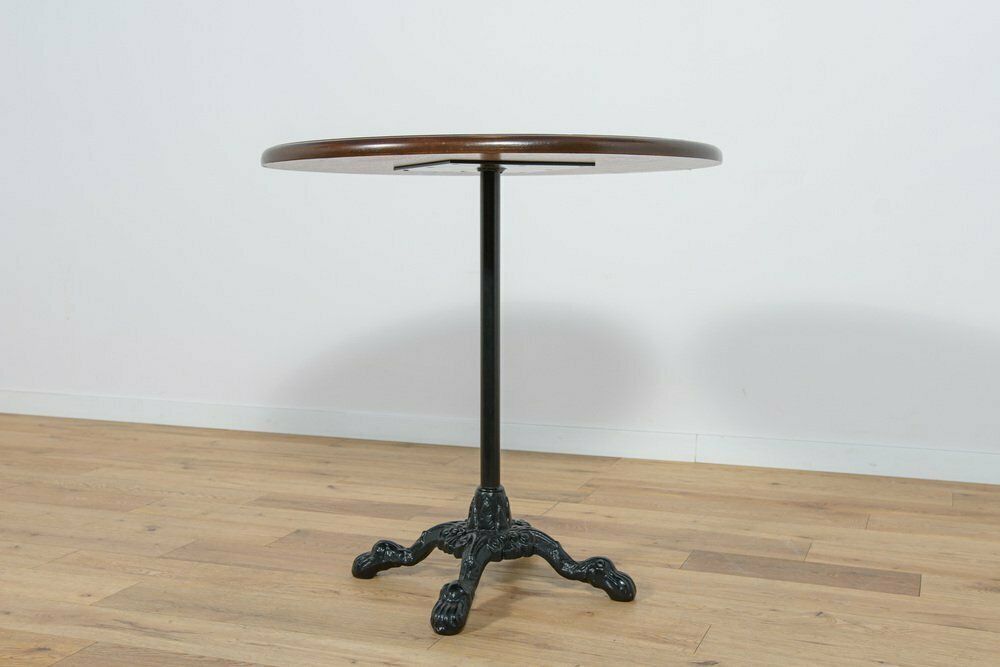 Art Nouveu Cast Iron And Wood Coffee Table, 1920s photo for sale