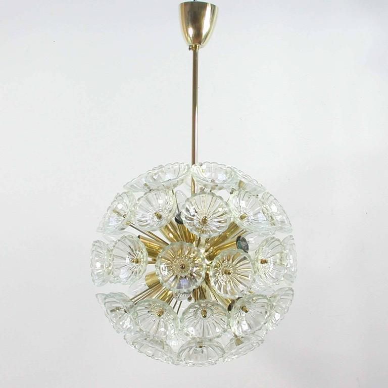 1960s German Sputnik Dandelion Twelve Light Chandelier photo furniture