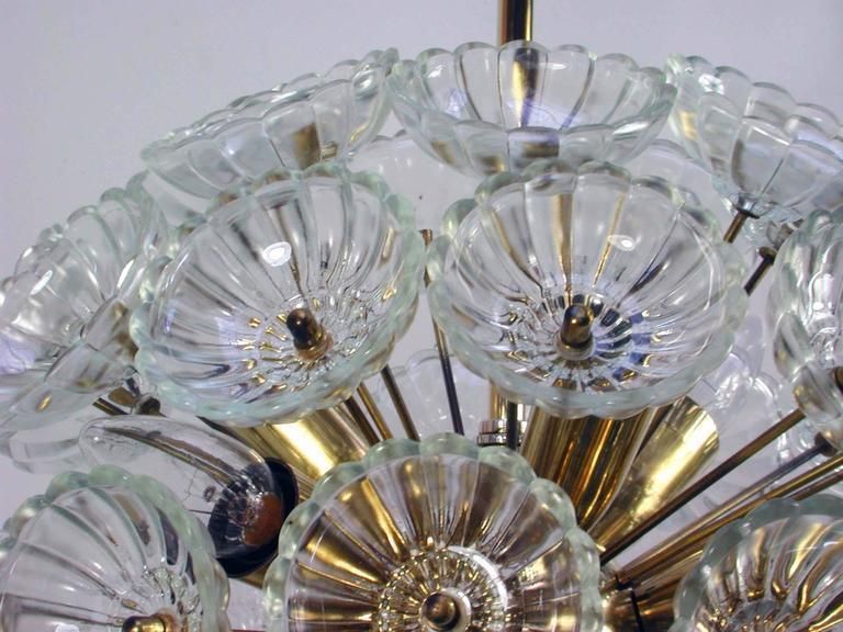 1960s German Sputnik Dandelion Twelve Light Chandelier photo Lighting