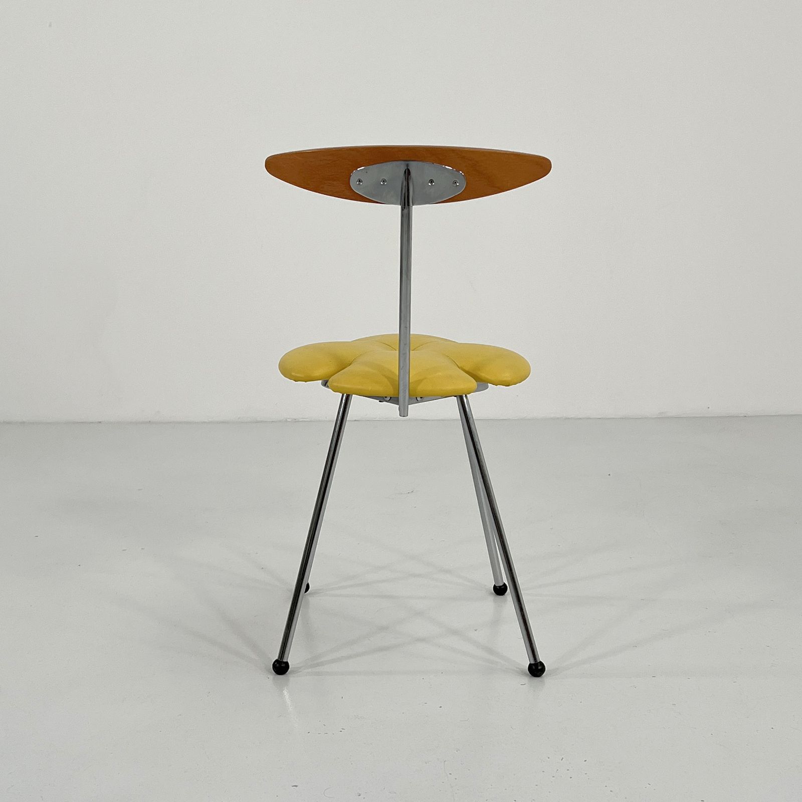 Yellow Flower Chair From Effezeta, 1970s photo vinterior
