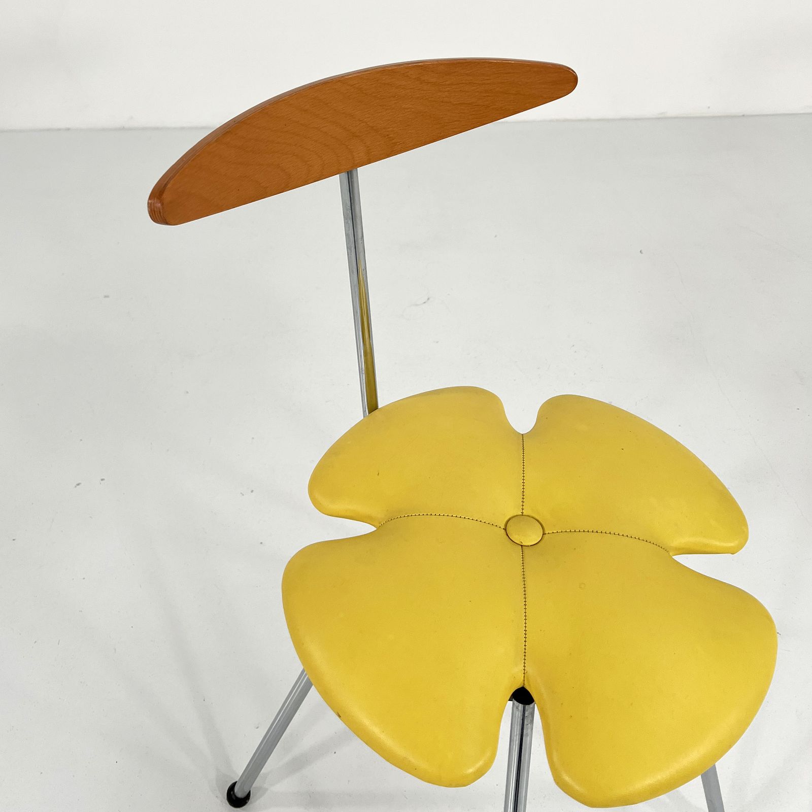 Yellow Flower Chair From Effezeta, 1970s photo vintage