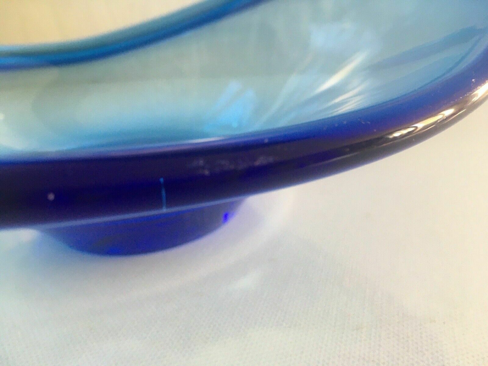 Home Decor Freeform Art Glass Bowl Mid Century Modern Danish Holmegaard Selandia Per Lutken Ikea Snits Lotta Pettersson photo