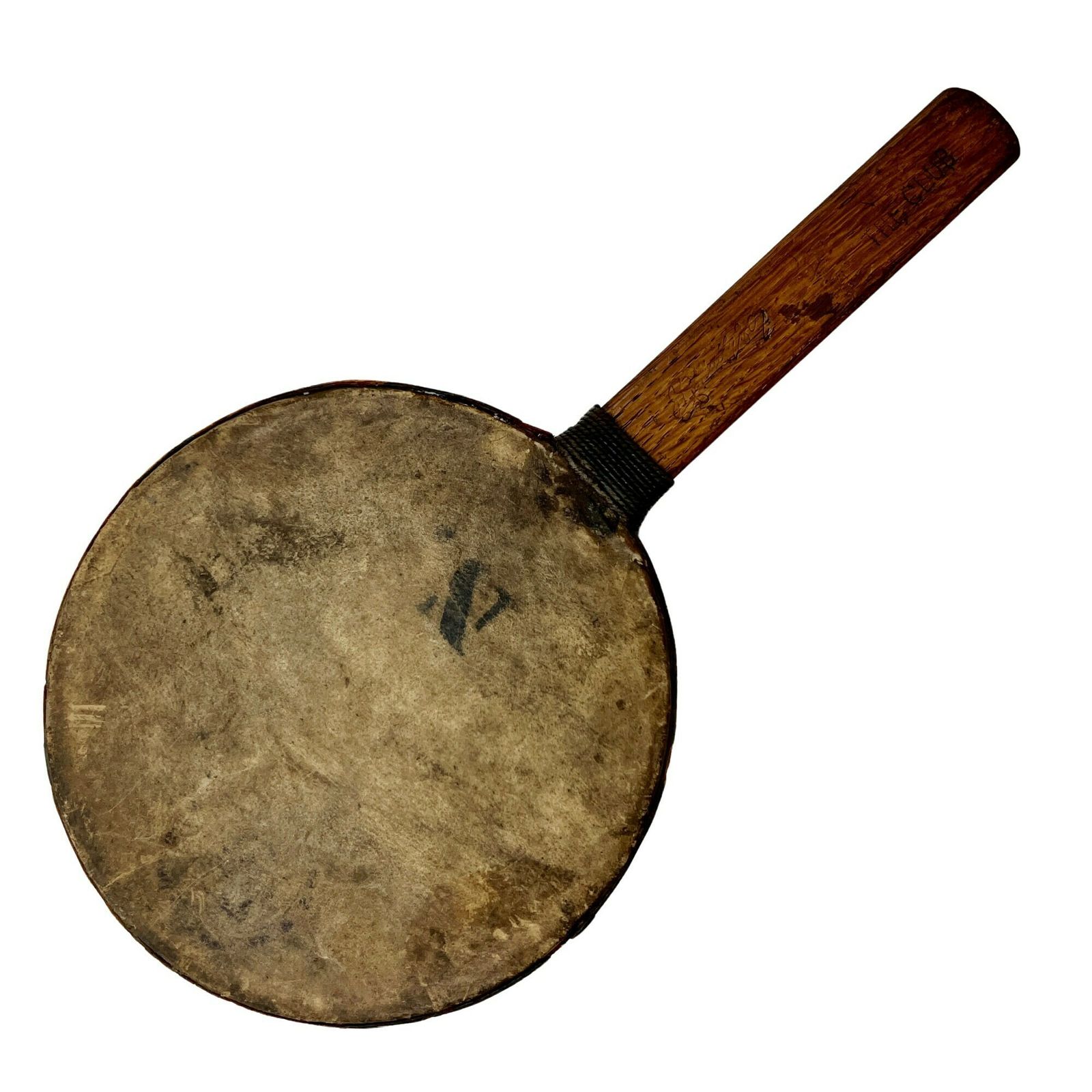 Antique Hand Drum   The Club   Musical Instrument
