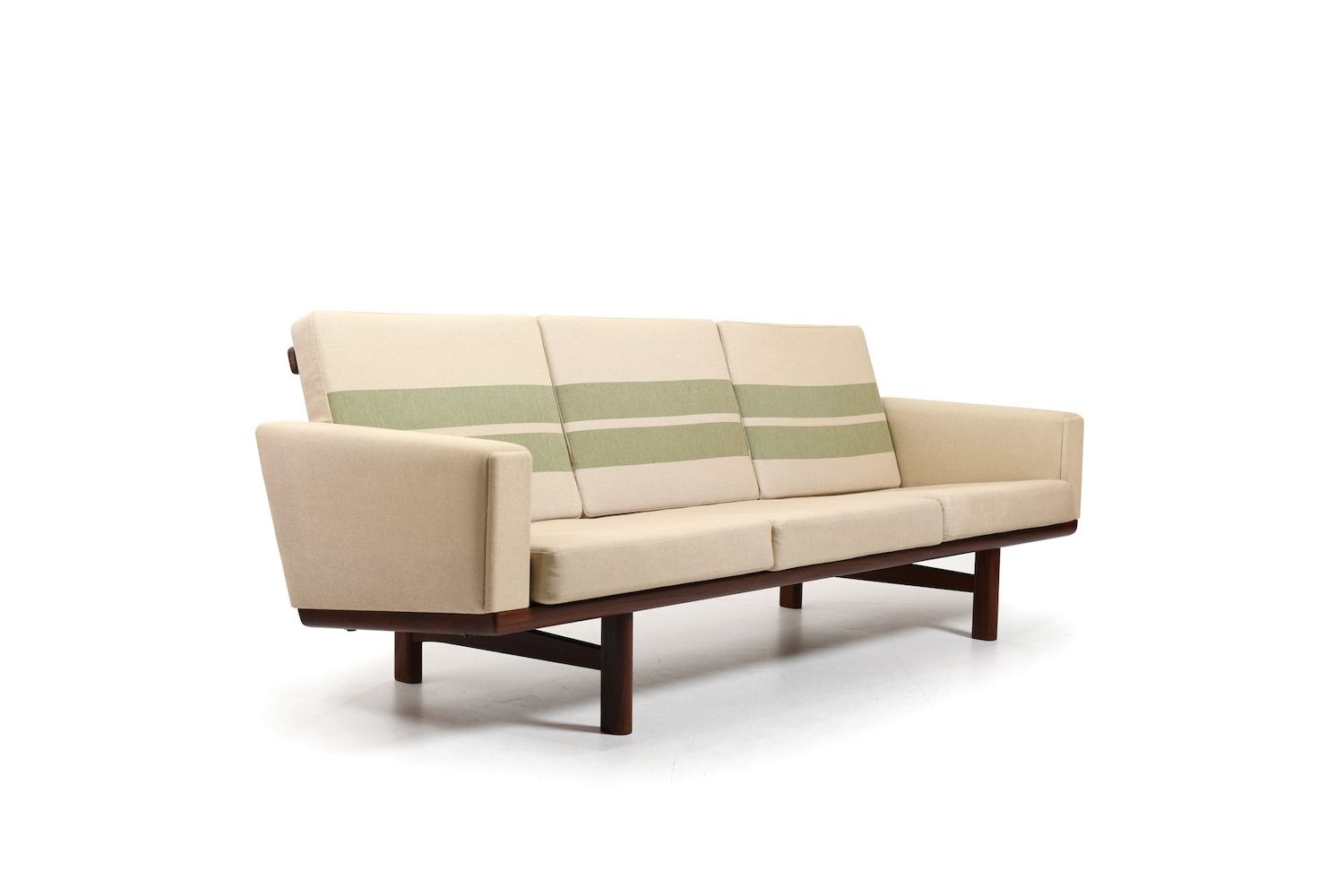 Ge 236/3 Sofa In Teak By Hans J. Wegner 1960s photo furniture
