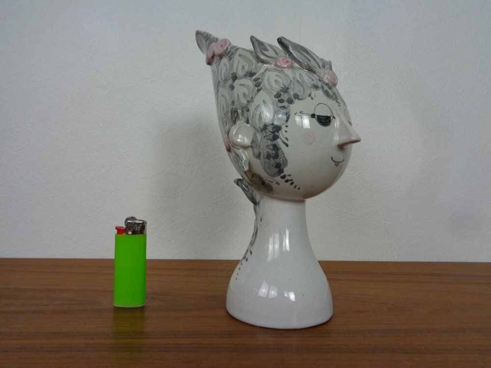 Ceramic Titania Vase By Bjørn Wiinblad For Illums Bolighus, 1960s photo vinterior