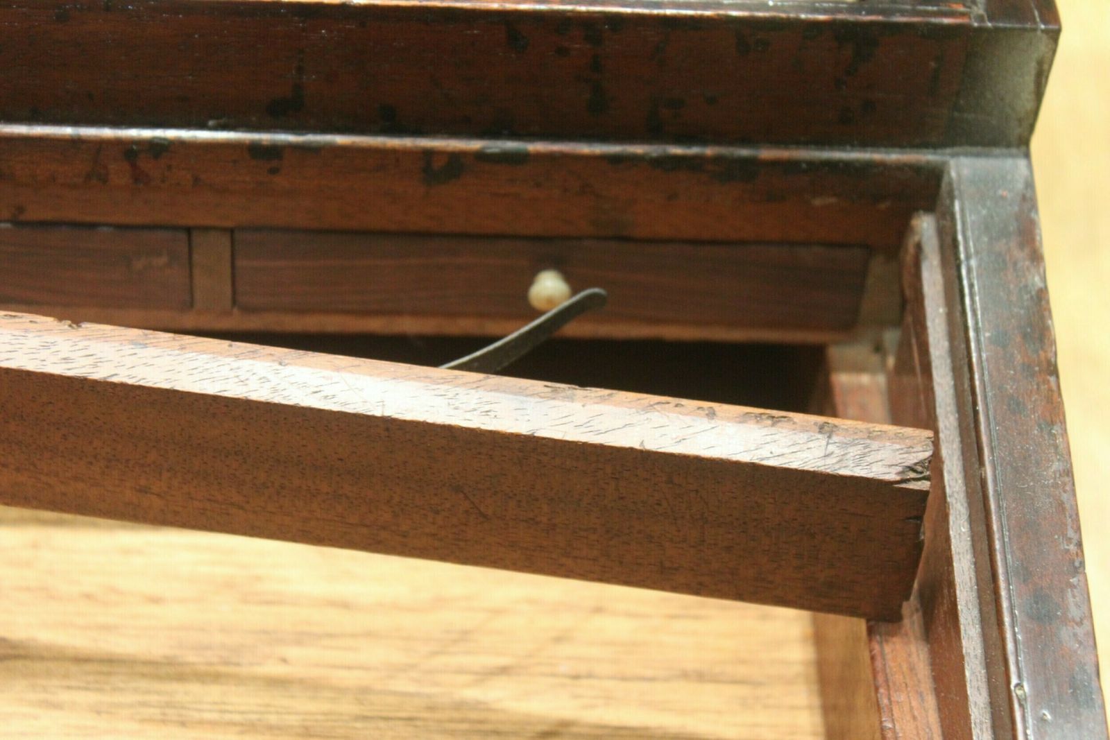 photo buy Late Georgian Mahogany Campaign Bi Fold Writing Slope