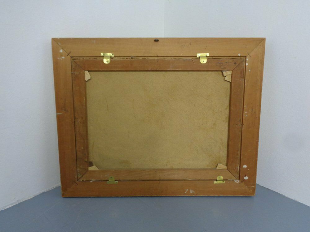Nussbaumer, Nude Painting, 1930s, Oil On Canvas, Framed photo vintage