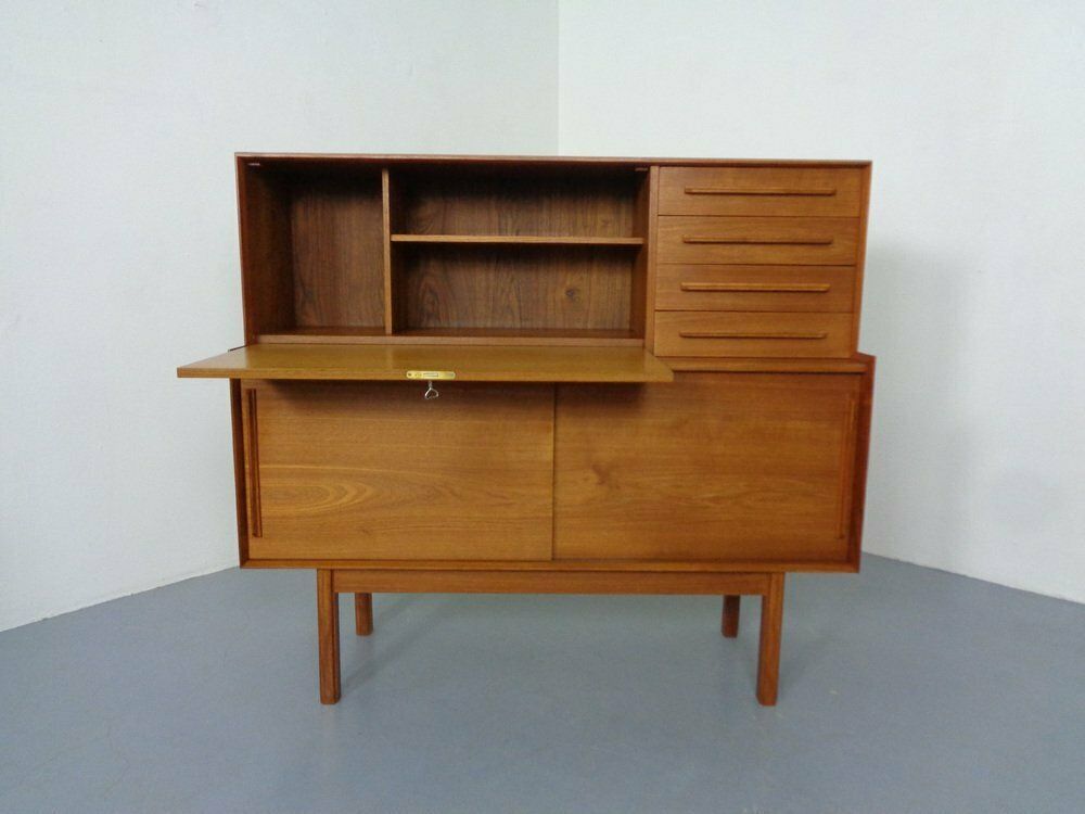 Teak Secretary From Meredew, Uk, 1960s photo furniture