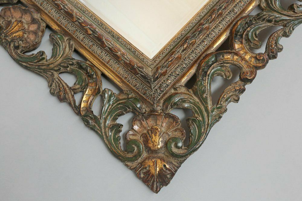 photo furniture Vintage Baroque Style Mirror, 1970s