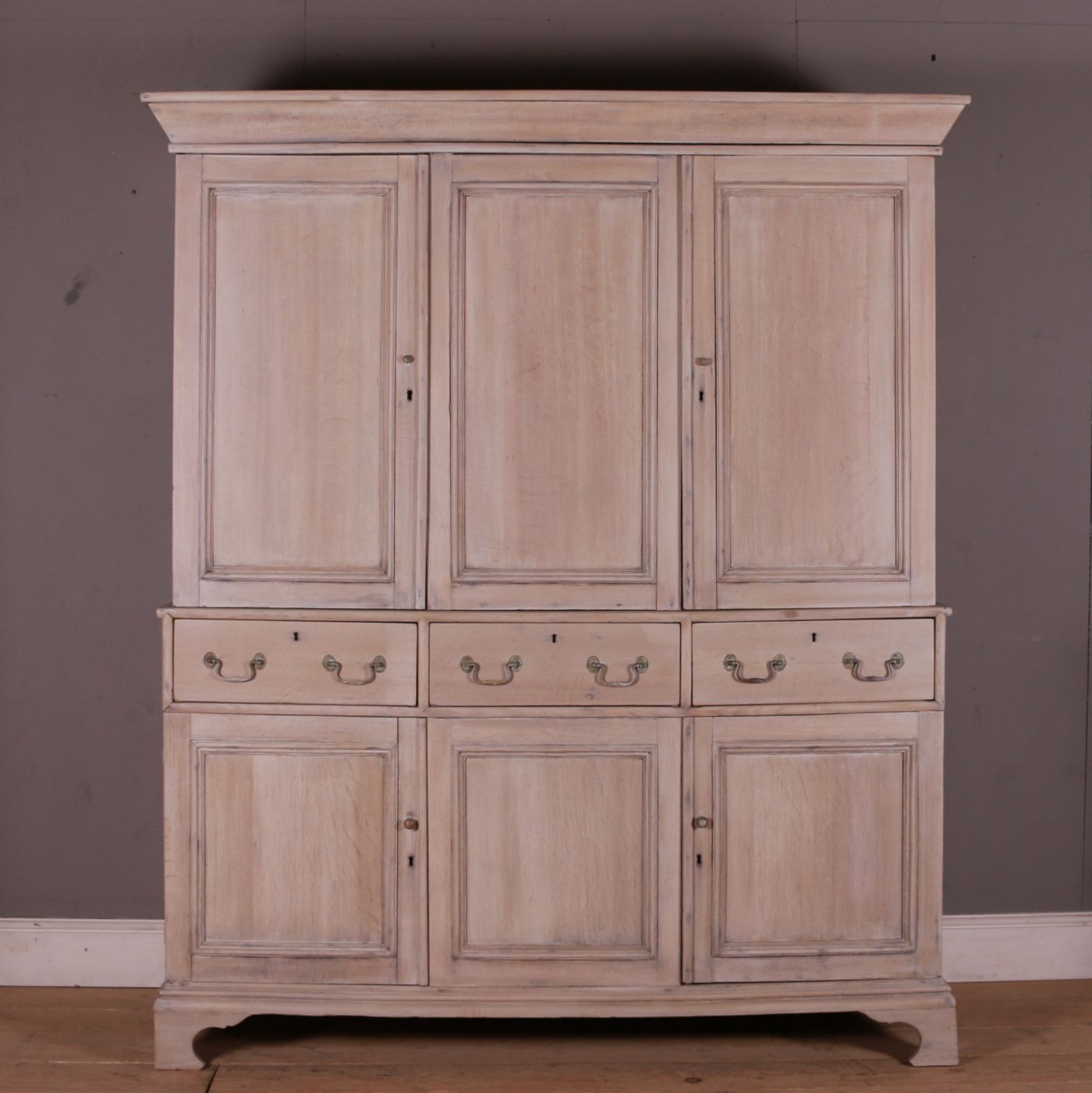 English Oak Housekeepers Cupboard