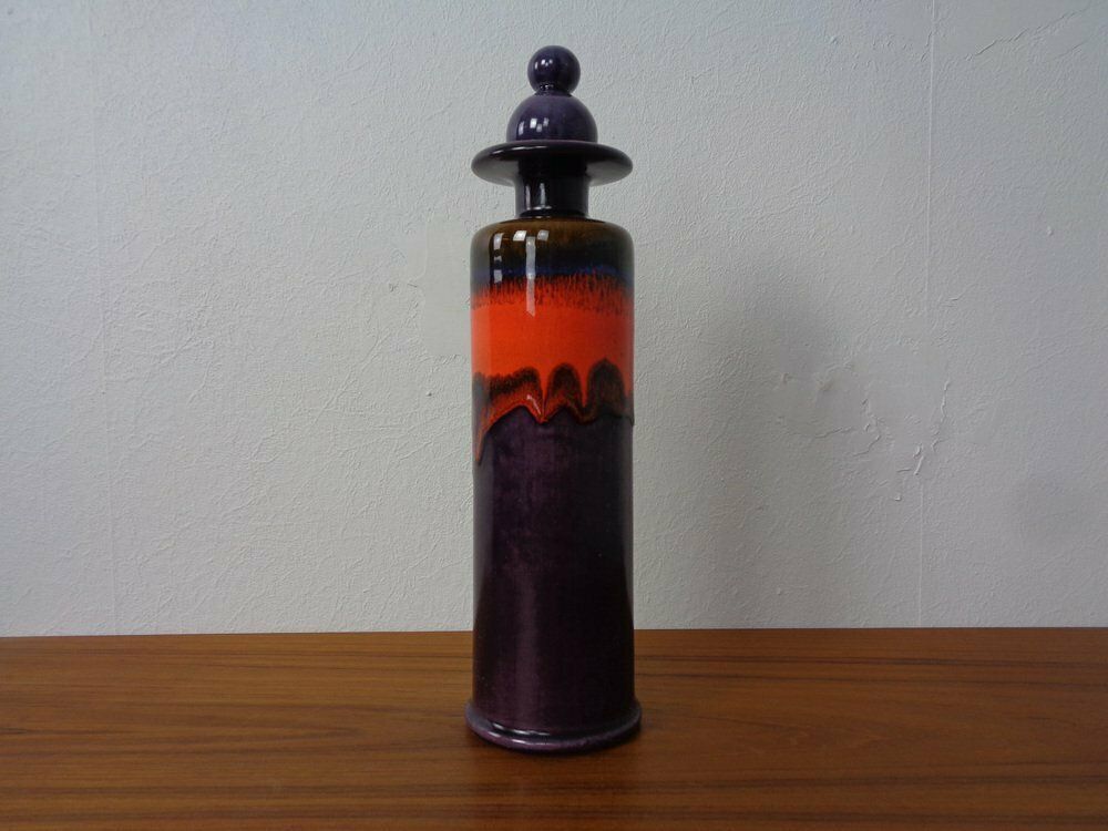 Large Pop Art Carafe With Stopper By Reneé Neue For Hutschenreuther, 1960s