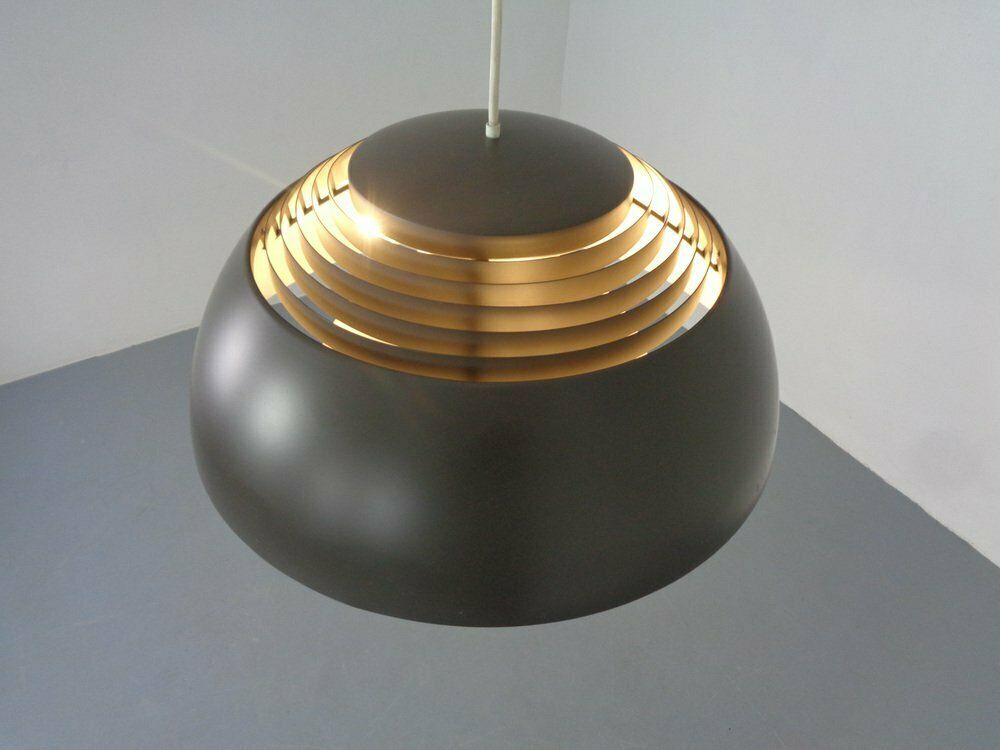 Aj Royal Ceiling Lamps By Arne Jacobsen For Louis Poulsen, Denmark, 1960s, Set Of 2 photo vinterior