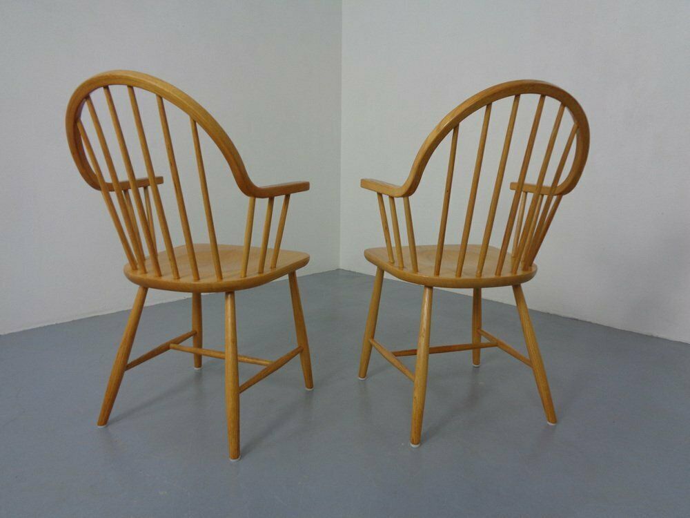 Oak Armchairs By Erik Ole Jørgensen For Tarm Stole Møbelfabrik, Set Of 2 photo Furniture