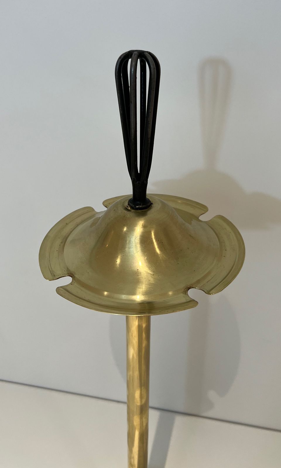 Design Fire Kit In Lacquered Metal And Brass photo vinterior