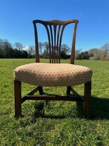 A Very Rare George III Elm Low Chair, Edinburgh 1770s photo furniture