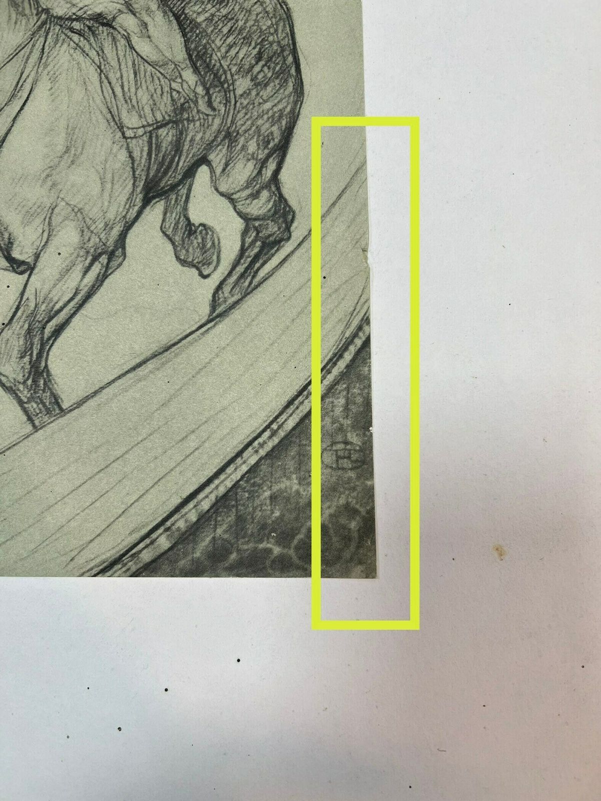 Henri Toulouse Lautrec ‘At The Circus’ Suit Of Color Drawing, Facsimile Reproductions From The Original Portfolio, Suitable For Framing photo vintage