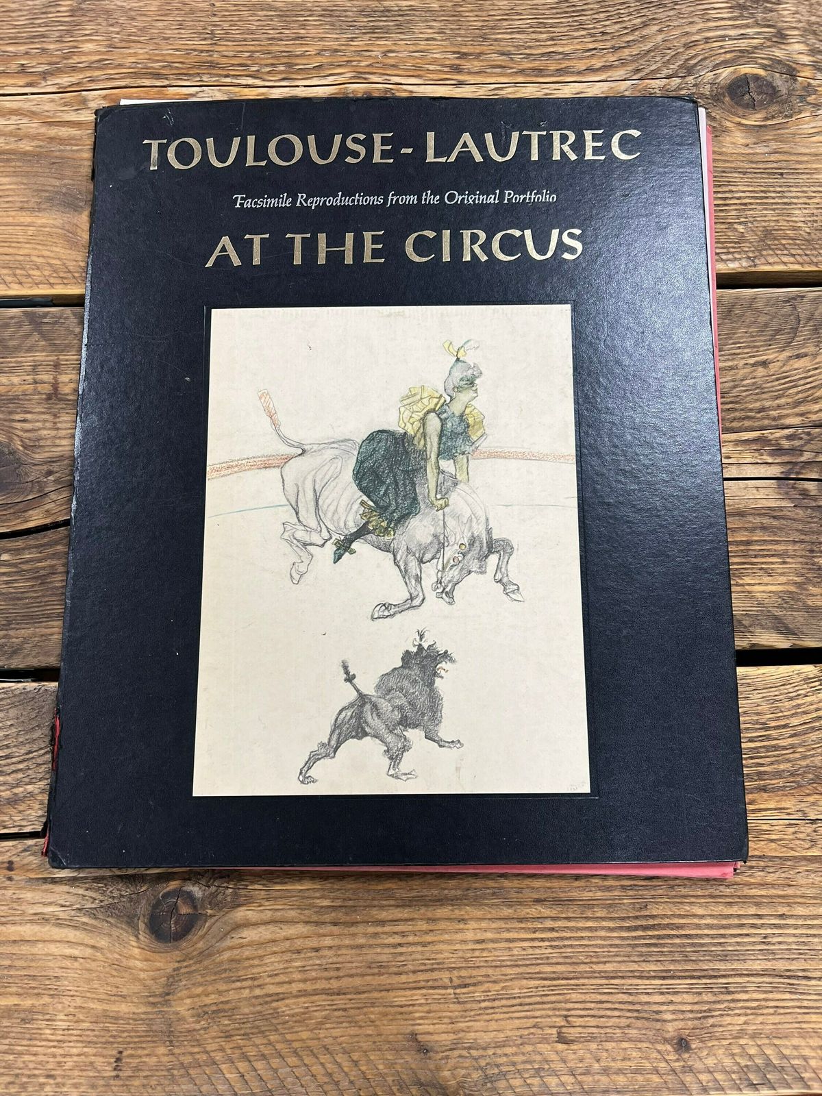 photo for sale Henri Toulouse Lautrec ‘At The Circus’ Suit Of Color Drawing, Facsimile Reproductions From The Original Portfolio, Suitable For Framing