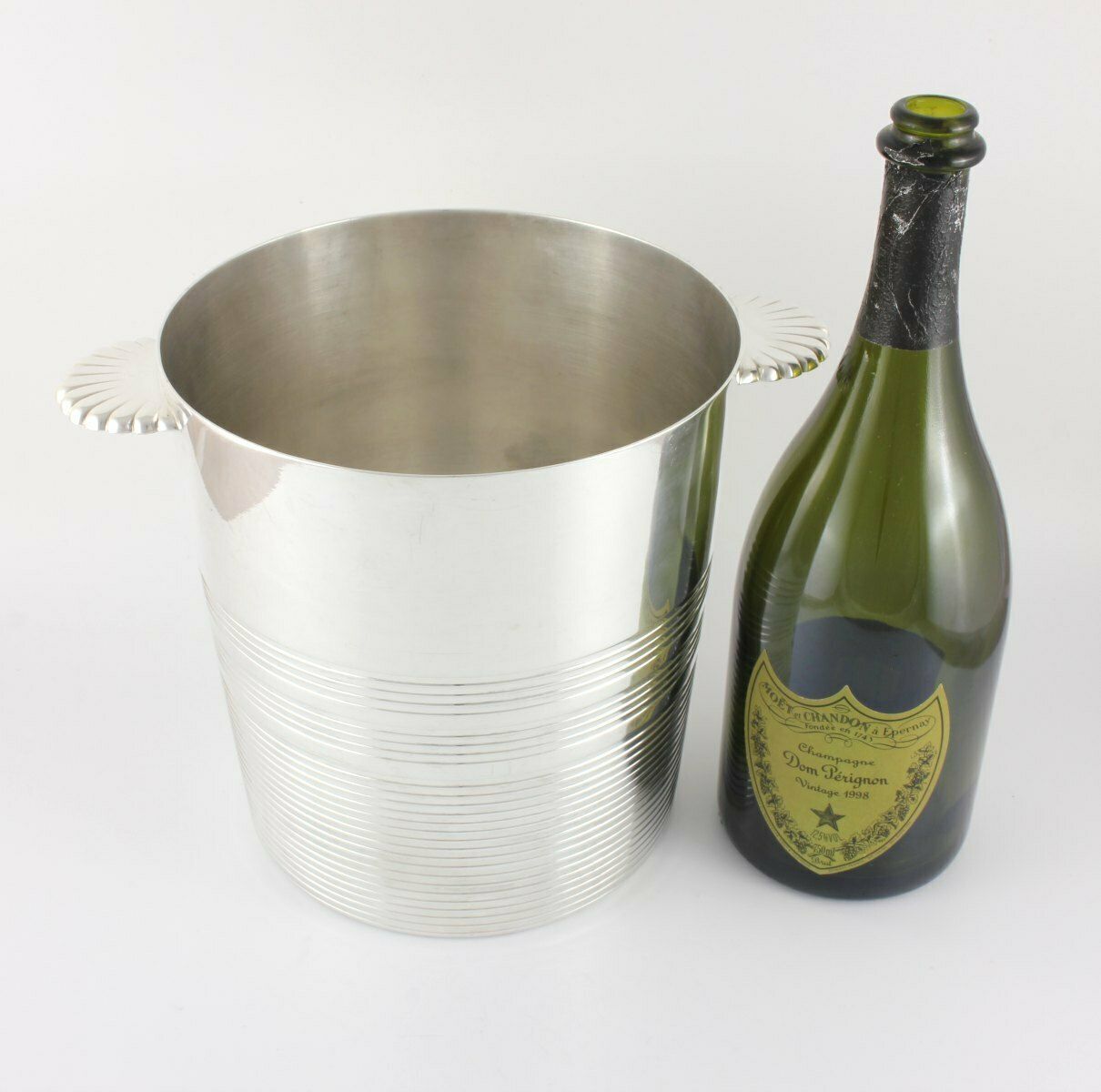 Ercuis France Silver Plated Wine Cooler. Champagne Ice Bucket. C1930. photo vintage