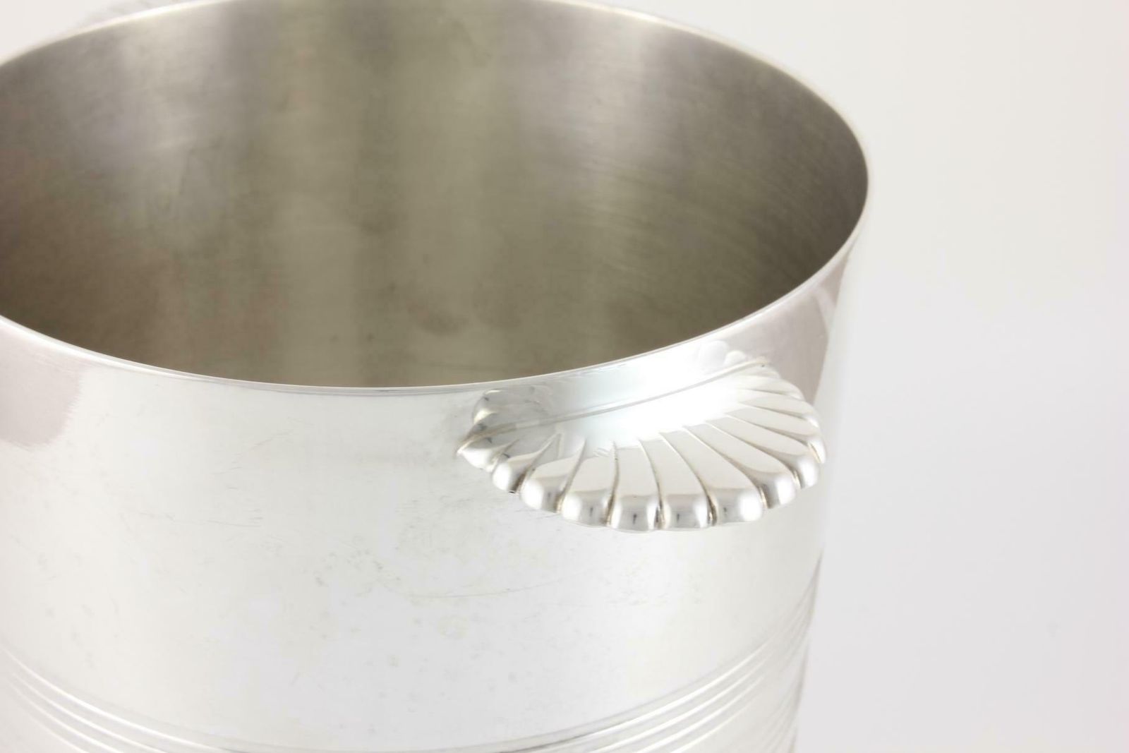 Home Decor Ercuis France Silver Plated Wine Cooler. Champagne Ice Bucket. C1930. photo