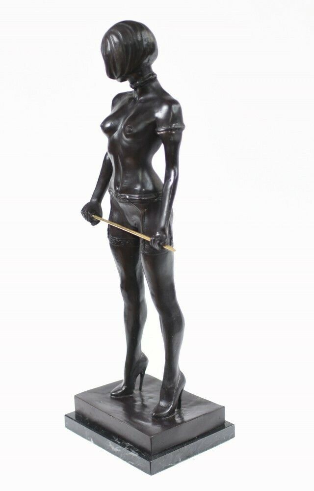 Erotic Bronze Statue   Dominatrix Bruno German Zach Nude photo vintage