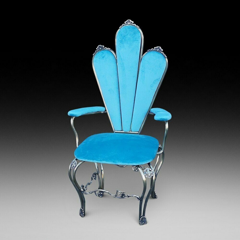 1920's Brass Framed Child's/Dolls Chair photo furniture
