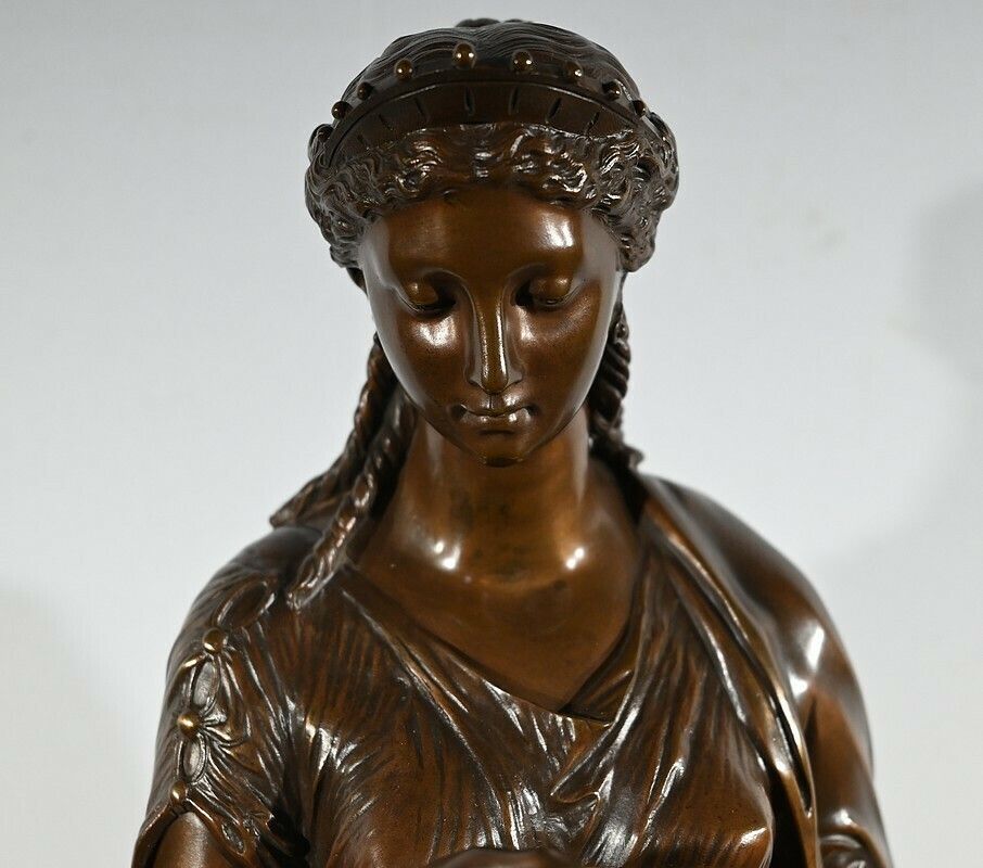 Important Bronze “The Letter” By Jl. Grégoire – Late 19th Century photo vinterior