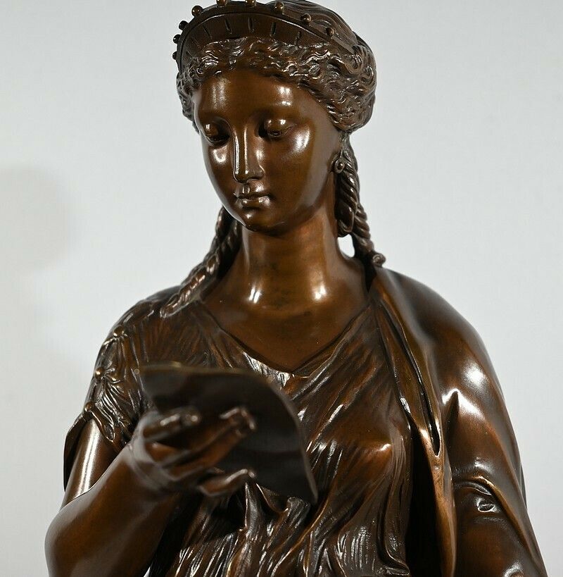 photo for sale Important Bronze “The Letter” By Jl. Grégoire – Late 19th Century
