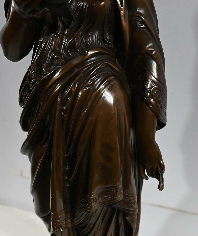 photo buy Important Bronze “The Letter” By Jl. Grégoire – Late 19th Century