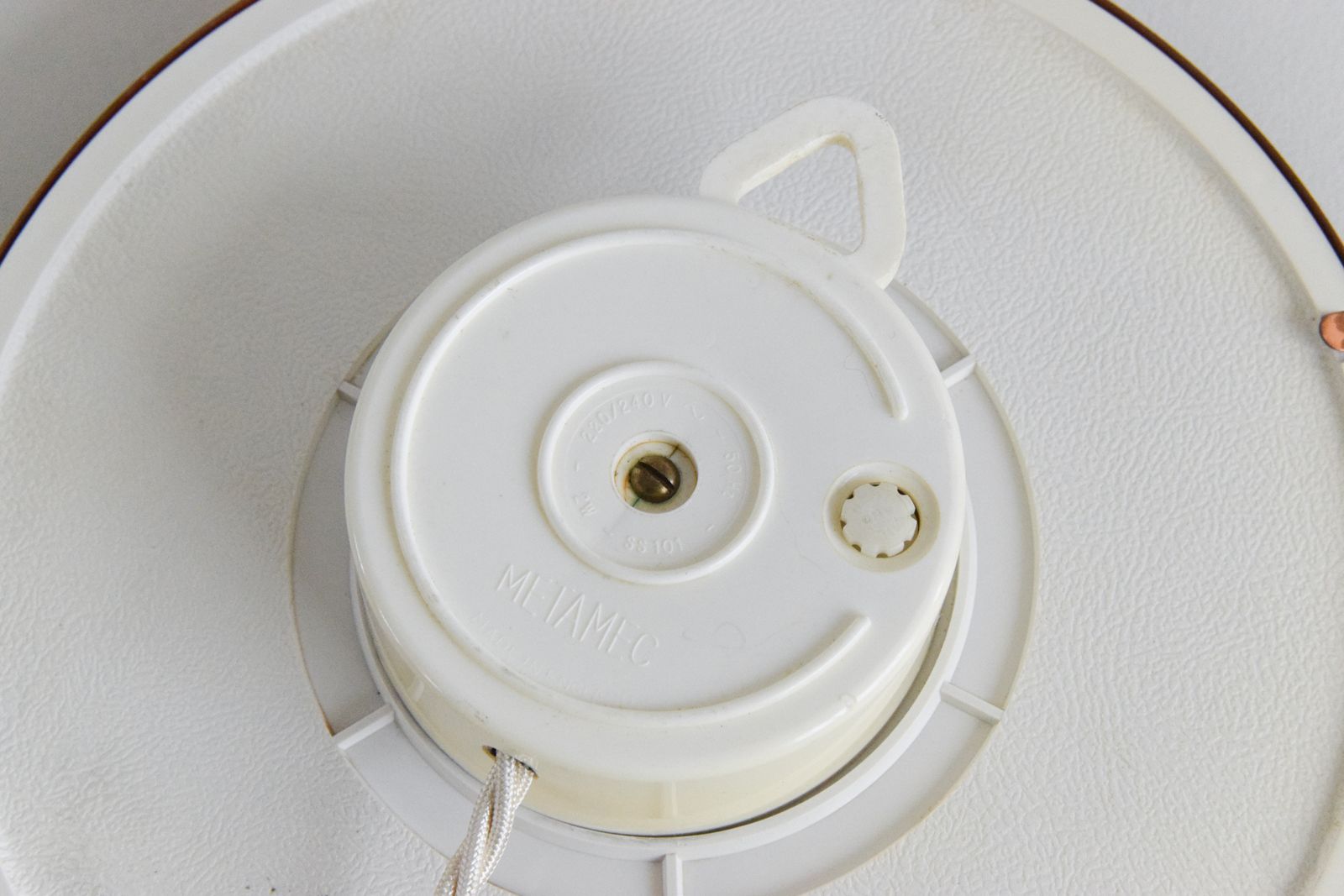 Vintage Bronze 1960s Metamec Electric Wall Clock photo 130.0