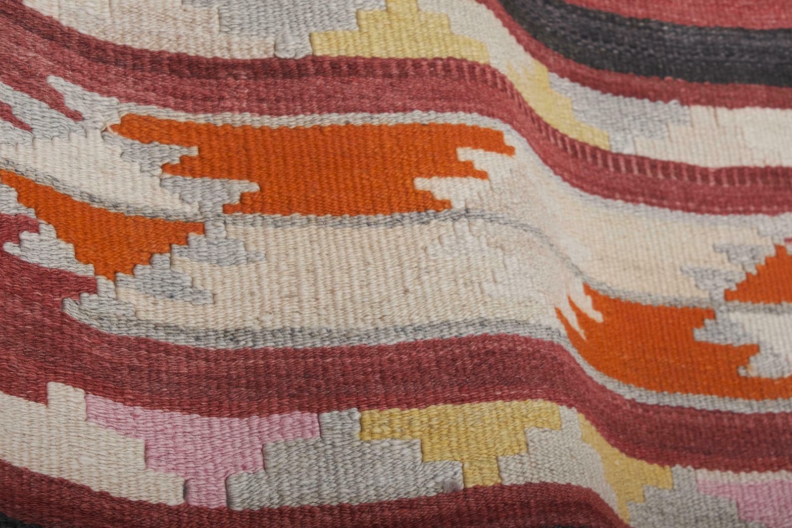 Hand Woven Pink Long Turkish Kilim Runner Rug 70 X 680 Cm photo buy