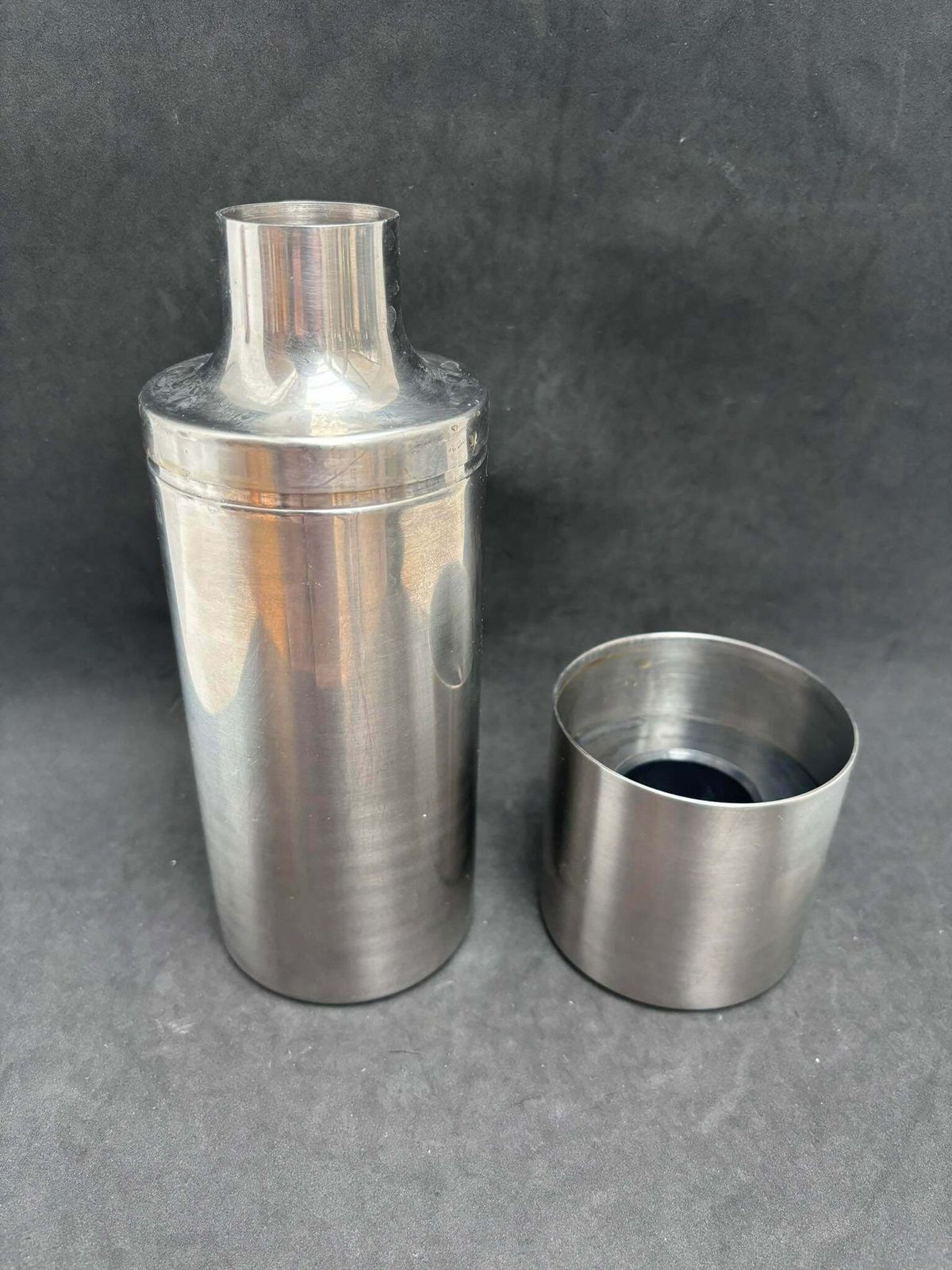 Cocktail Shaker French Vintage Cocktail Shaker, Stainless Steel Shaker, Bar Accessories, Mid Century, Martini Shaker, Vintage Barware photo vinterior